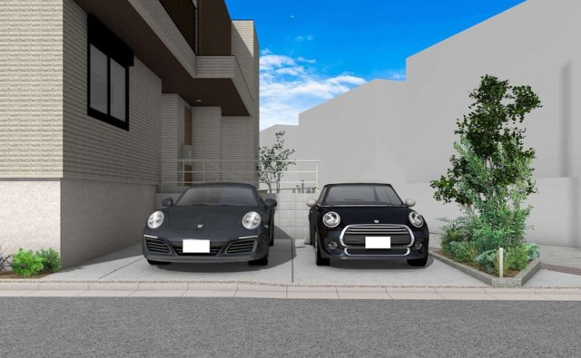 （仮称）南千束１丁目メゾンの駐車場