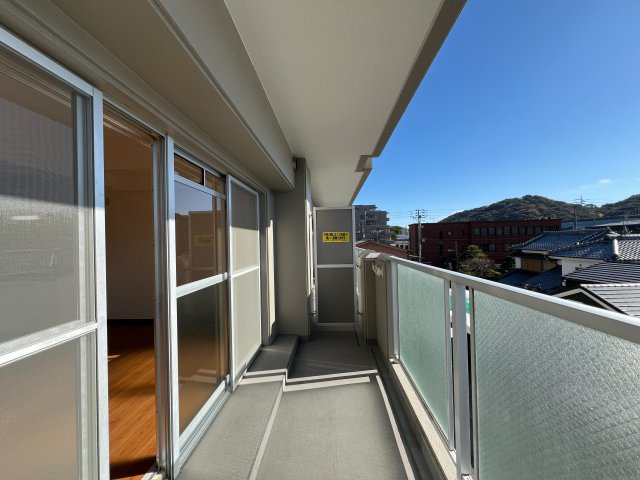 サンハイツ上町（１）のバルコニー