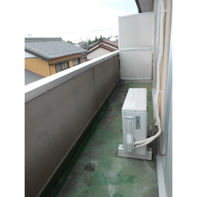 カルフール則武のバルコニー