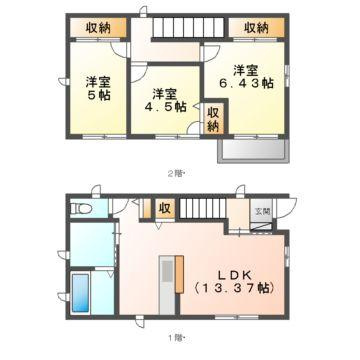 ハナミズキの間取り