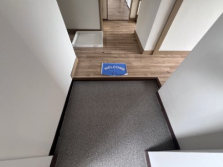 ビレッジハウス志染6号棟の玄関