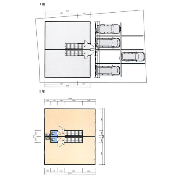 一宮市三ツ井　倉庫付き事務所の間取り