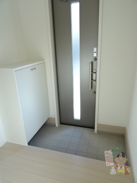 ブランノワール北長瀬の玄関