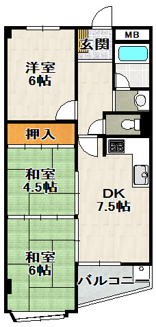 和田ビルの間取り