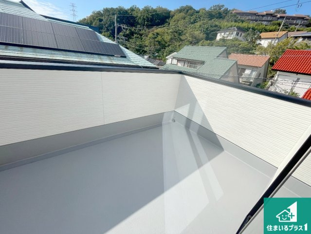 宝塚市御殿山　第1期　未入居のバルコニー|日当たりのよいバルコニー！お部屋が開放的に！