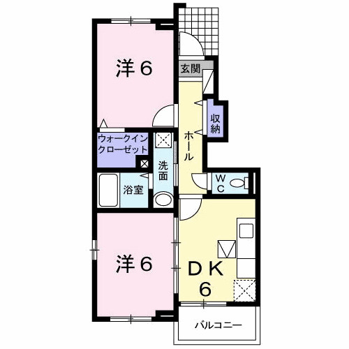 エテルノ　デーア　Ａの間取り