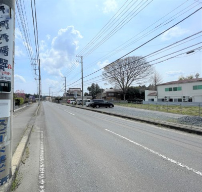 【前面道路含む現地写真】 | 水戸市大場町土地