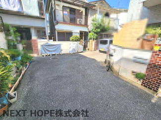 【前面道路含む現地写真】 | 尼崎市南武庫之荘８丁目中古戸建 | 前面道路は南側私道に面しております♪