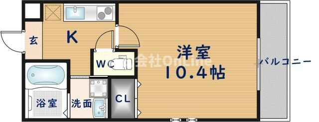 【間取り】 | フジパレス小阪Ⅰ番館