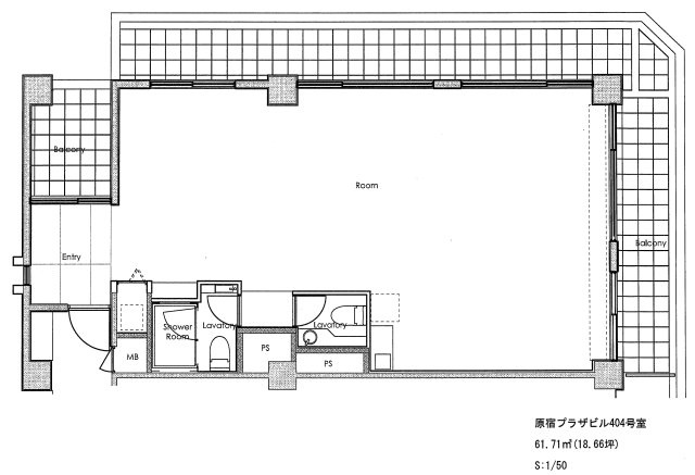 原宿プラザビルの間取り