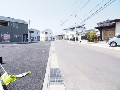 【前面道路含む現地写真】 | Cradle garden　飯坂町平野第７　４号棟