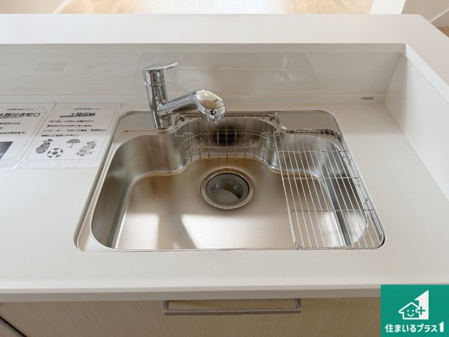 神戸市北区緑町　第1期　新築一戸建ての設備|広々としたシンクで食器洗いも楽々！