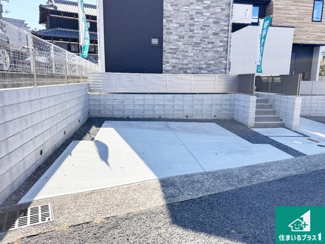 神戸市北区緑町　第1期　新築一戸建ての駐車場|駐車スペース！散水栓があるので、こまめに愛車を洗えます！