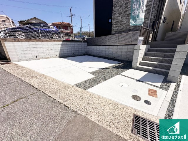 神戸市北区緑町　第1期　新築一戸建ての駐車場|駐車スペース！散水栓があるので、こまめに愛車を洗えます！