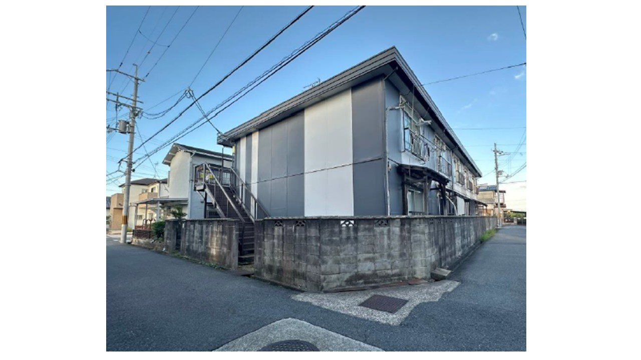 香芝市良福寺　一棟アパート　満室稼働中の外観