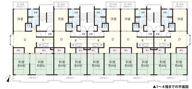 名古屋市守山区大森4丁目　一棟マンションの間取り