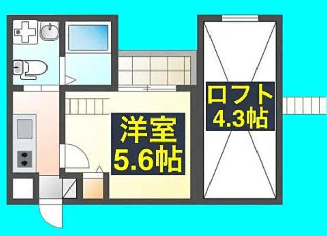 名古屋市中川区高畑3丁目　一棟マンション　満室稼働中の間取り