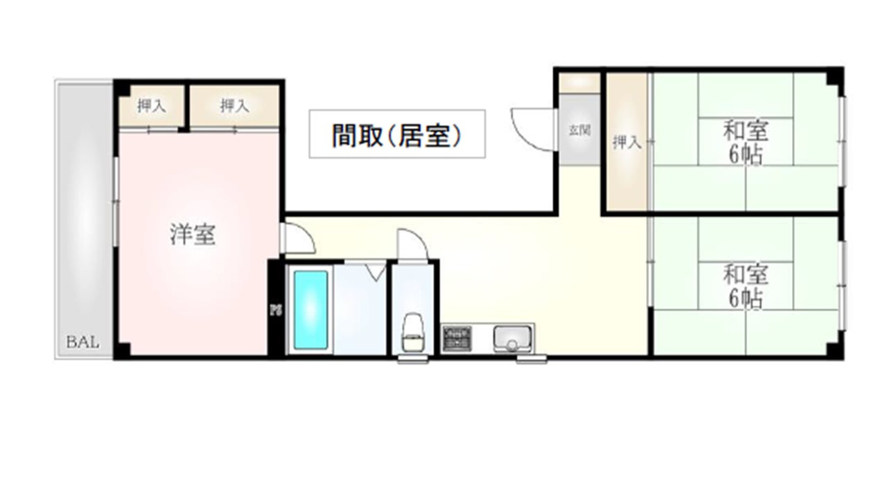 神戸市兵庫区七宮町2丁目　店舗付一棟マンション　満室稼働中の間取り