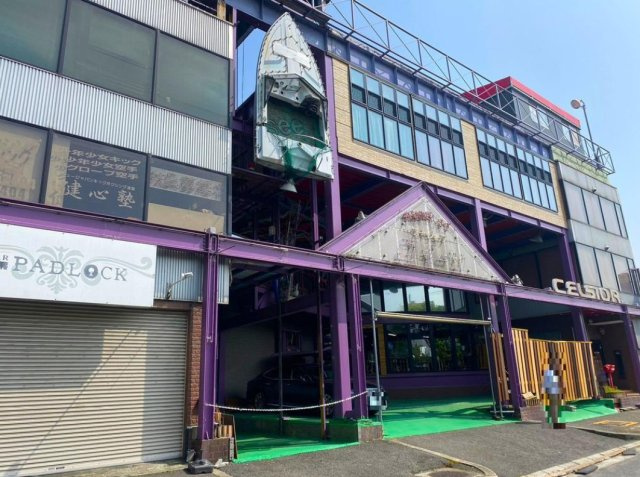 富田林市新家２丁目　店舗事務所　170号線沿いの外観