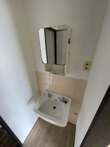 ラフォート牛田の洗面所