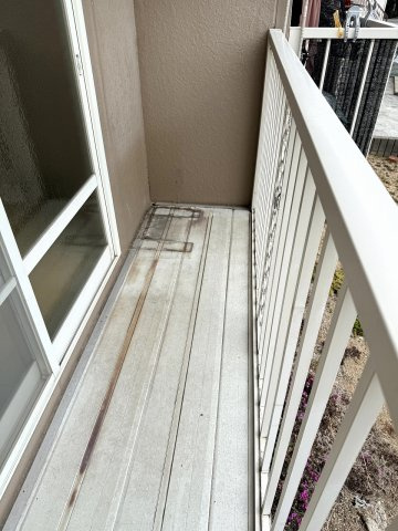 リトルハイツのバルコニー