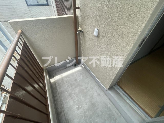 青葉ハイツのバルコニー