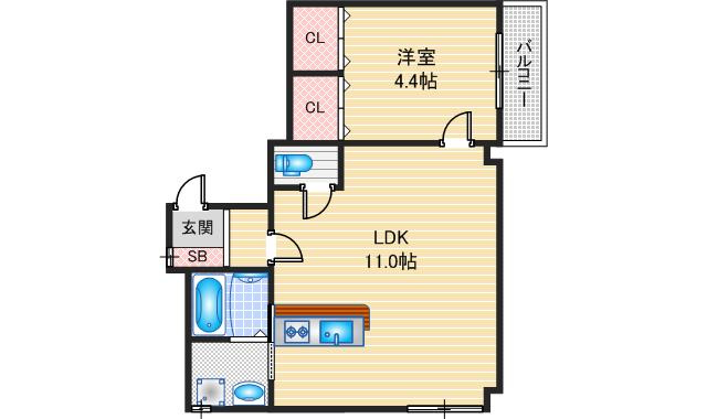杉本ビルの間取り