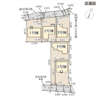 仲介手数料不要　リーブルガーデン東区長嶺西第二【託麻西小・西原中】の区画図