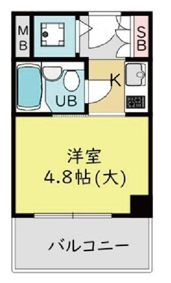 【間取り】 | ファミールハイツ北大阪5号棟弐番館 | 収益物件としてもおすすめ