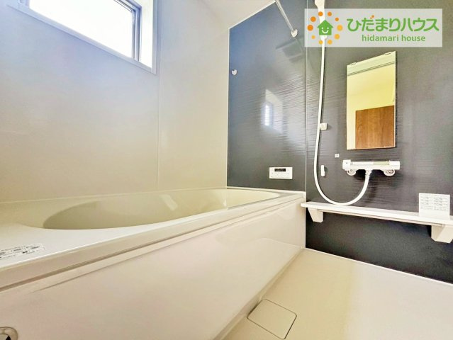 常陸太田市金砂郷第4　新築戸建の浴室|大人が足を伸ばしても十分な広さ！一人でゆっくりくつろぐ時間も大切です！