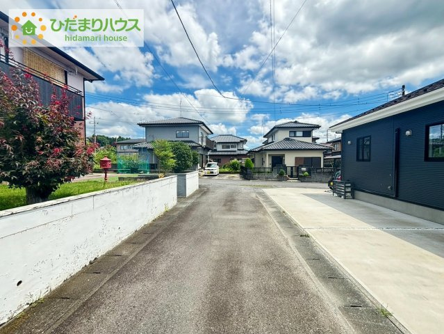 常陸太田市金砂郷第4　新築戸建の前面道路含む現地写真|北東側に約4.0ｍ前面道路ございます(^O^)／