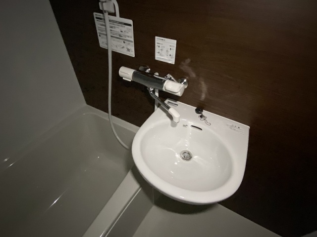 神戸市兵庫区塚本通５丁目の賃貸マンションの洗面所