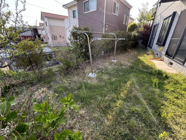 いわき市葉山2丁目　中古戸建の庭