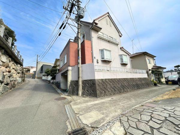 下郡山の手　土地の前面道路含む現地写真|前面道路含む現地写真