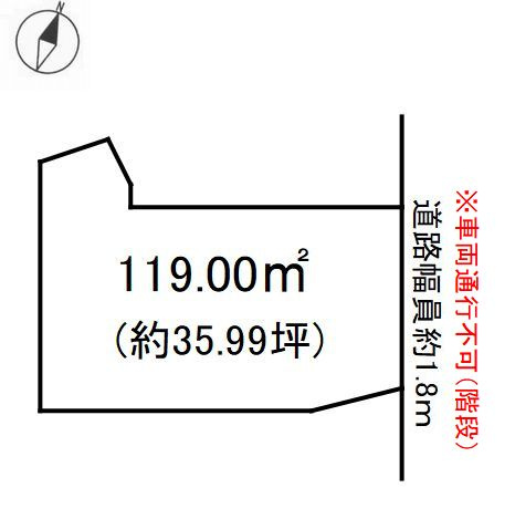 半田市亀崎町2丁目の土地図