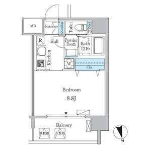 ルーエ池下の間取り