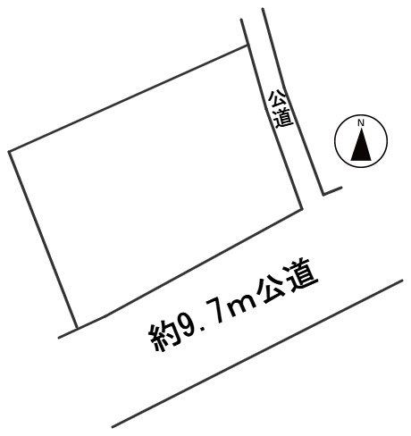 ６５２７５　揖斐郡井揖斐川町名礼土地の区画図