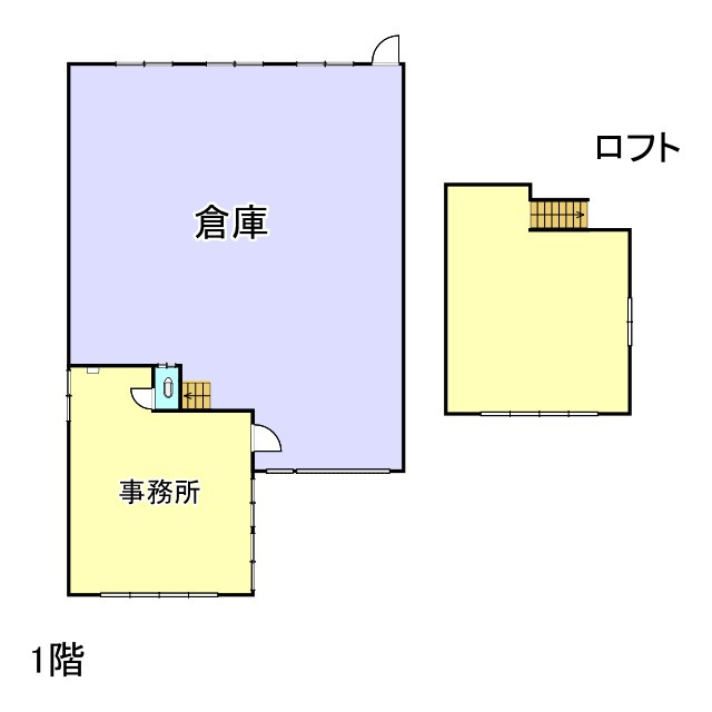 鳥取市寿町倉庫の間取り