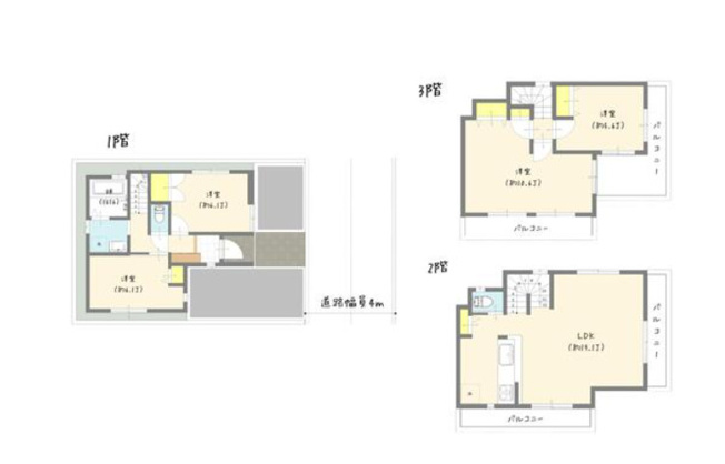 【間取り】 | 江東区東砂３丁目戸建