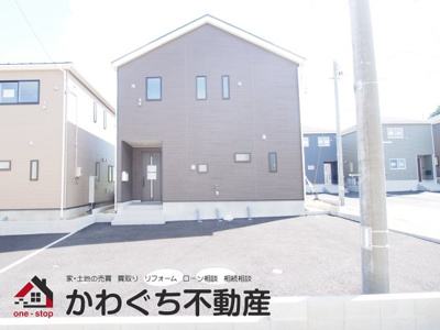 【外観】 | Cradle garden　本宮市青田第１　４号棟 | ★内覧予約で新米2kg★