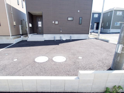 【駐車場】 | Cradle garden　本宮市青田第１　４号棟