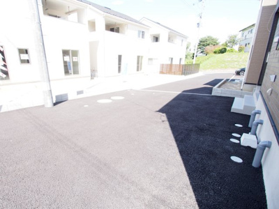 【駐車場】 | Cradle garden　本宮市青田第１　４号棟
