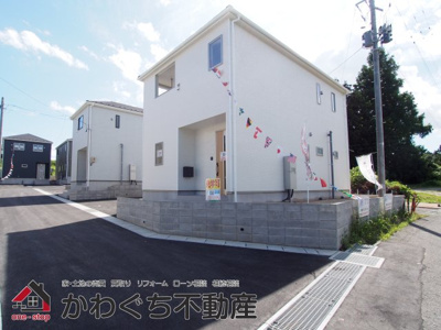 【外観】 | Cradle garden　本宮市青田第１　７号棟 | ★内覧予約で新米2kg★