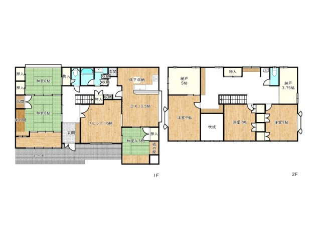 【間取り】 | 姫路市広畑区正門通1丁目／中古戸建