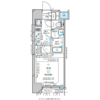 【間取り】 | ディアレイシャス名古屋太閤通Ⅱ