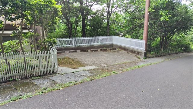 富士急川奈別荘地の駐車場