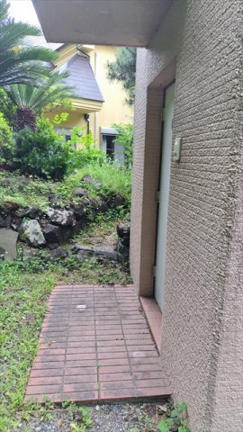 富士急川奈別荘地の玄関