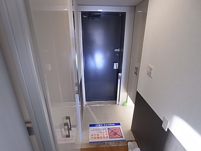 神戸市長田区松野通２丁目の賃貸マンションの玄関|シューズボックス付き