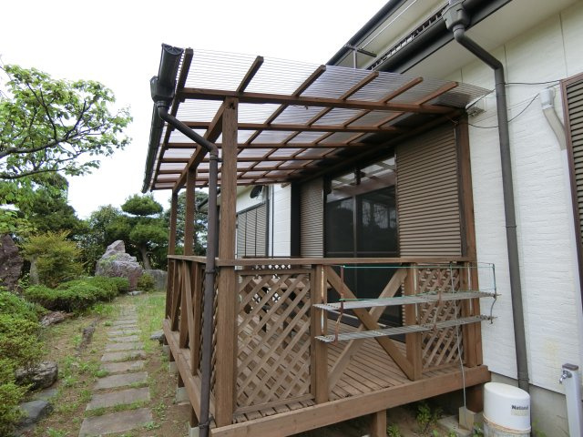 東郷シャトーハイツのバルコニー