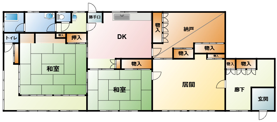 東郷シャトーハイツの間取り